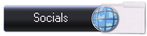 A button that links to the "Socials" page. There is a small graphic of a folder with a stylized globe to the left side of it.